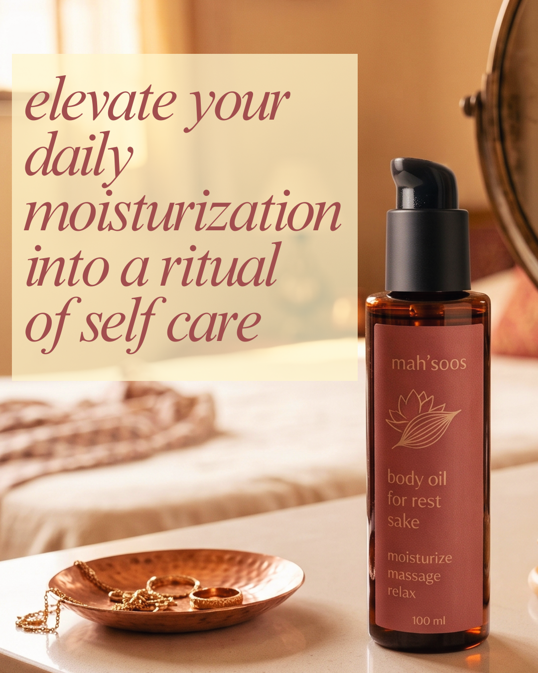 body oil for rest sake - mah'soos (100 ml)