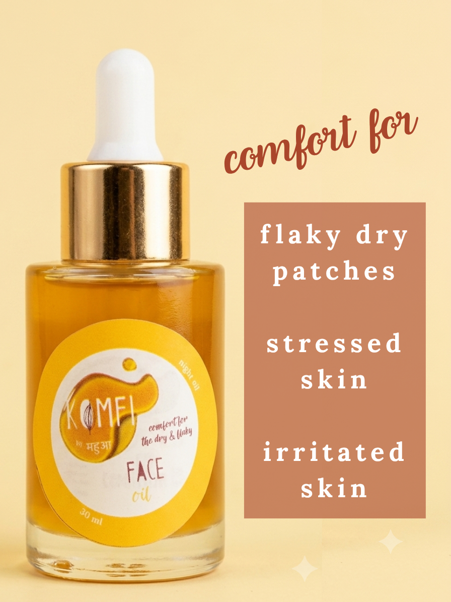 Overnight Recovery Face Oil - For Stressed Dry Dull Skin